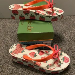 ♠️👡Kate Spade👡♠️ Rhett wedge flip flops